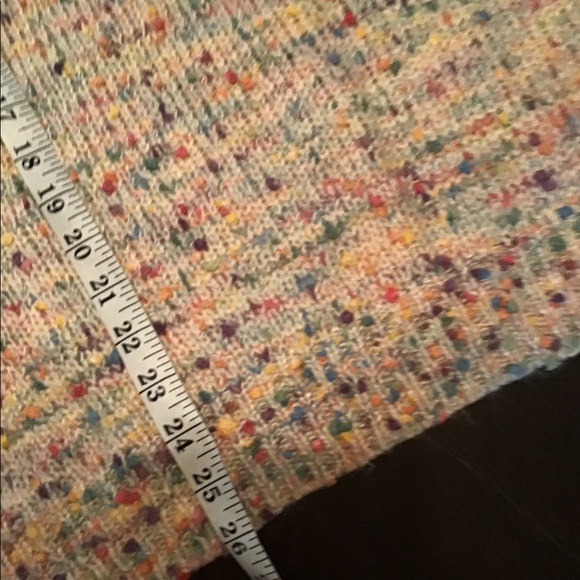 HOT final🔥SALE ! 2 LEFT! 5⭐️⭐️⭐️⭐️⭐️ boho Ivory confetti  sweater - Picture 8 of 10